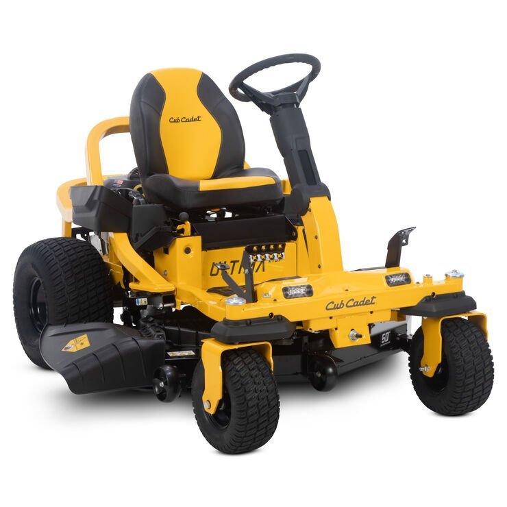 28a7b2c69b11f660daf1fe907bf1f34d681d85a7d3648213884c18e05945b48f.jpg Cub Cadet ZTS1 50 – 50″ 24 HP Zero Turn Mower with Steering Wheel - Image 1
