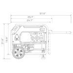 Restored Firman L03391 4100 Watt LPG Propane Portable Generator - Image 9