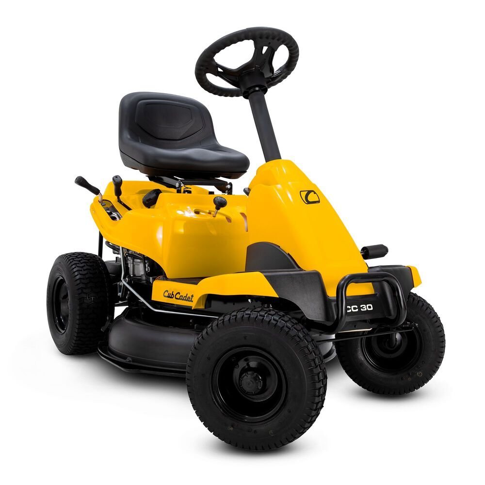 c8bcd0718bafc5977a97fbe78f21f35a36fe7dc4af36bcdac1558ed8fc464fe0.jpg Cub Cadet 30-in 10.5 HP Compact Riding Mower - Image 1