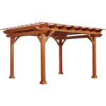 AECOJOY 12 x 10 ft Wooden Pergola – Outdoor Patio Gazebo - Image 8